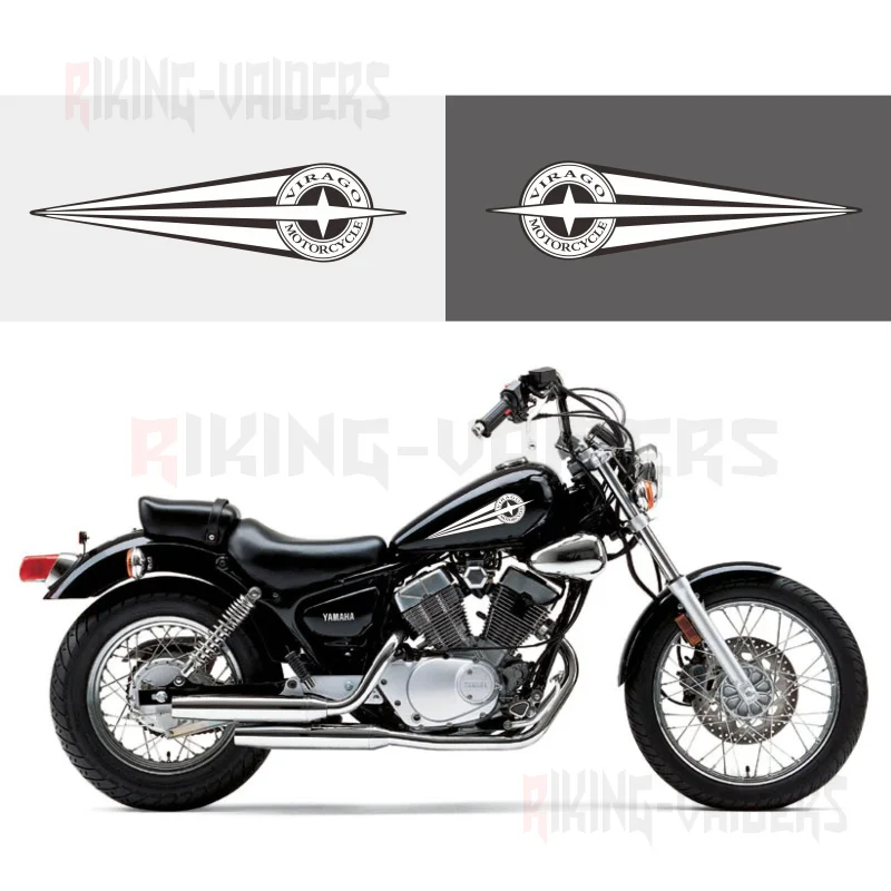 

Cross Star Stickers Vinyl Sticker Decal For Yamaha XV250 XV400 XV535 Virago