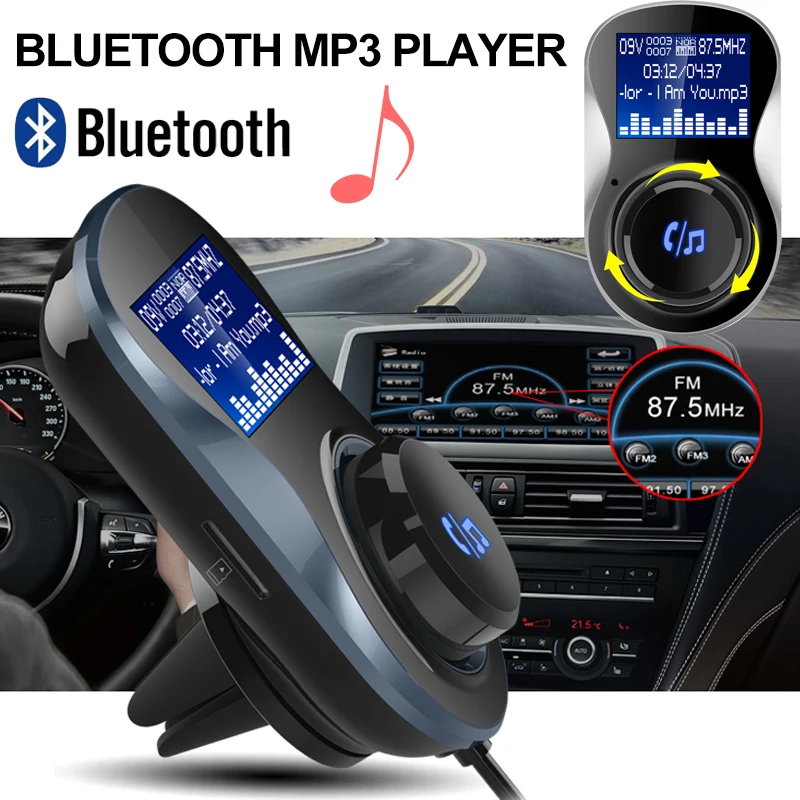 Vehemo 1.4 Inch Bluetooth Audio Receiver Handsfree Home Automobile Wireless Universal | Автомобили и мотоциклы