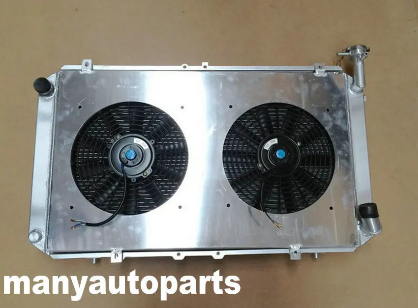 Алюминий радиатор+ кожух+ вентиляторы для Nissan Patrol Y60 GQ 4.2L TB42S бензин 1987-1997