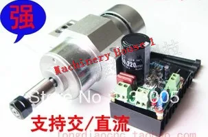 

DIY engraving machine 300W Air Cooling spindle motor speed controller kit MACH3 control spindle G code converter