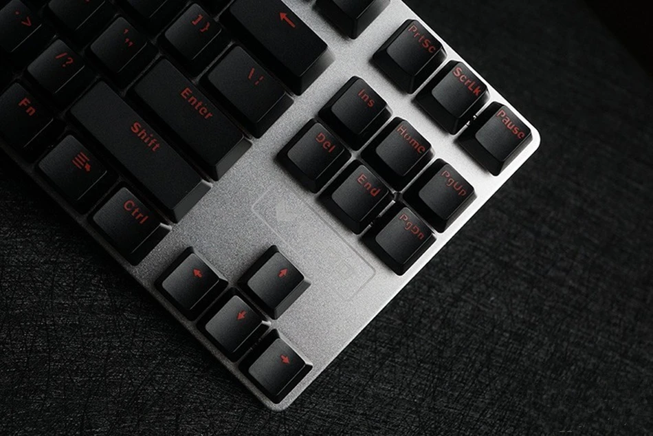 Rapoo V500 сплав версия Механическая игровая клавиатура Teclado с питанием от USB для игрового компьютера Настольный Ноутбук черный/коричневый/синий