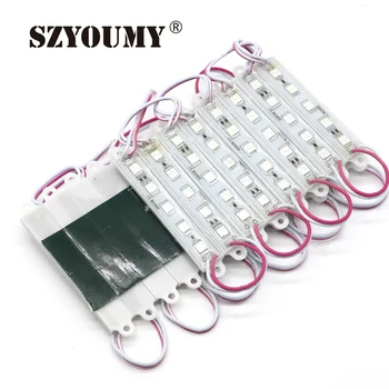 

SZYOUMY Free ship 5050 SMD 5 LEDs LED Module White / Warm White / Cool white Waterproof Light Advertising lamp DC 12V Wholesale
