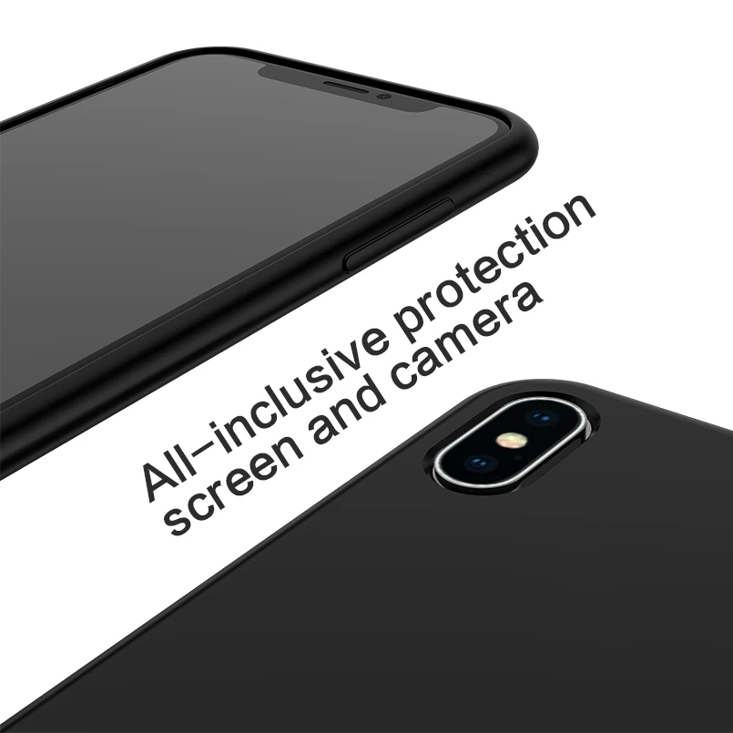 Силиконовый чехол для iPhone 7 8 Xs Max, роскошный чехол, однотонный силиконовый чехол для iPhone 6 6s Plus X XR Funda Coque Capas