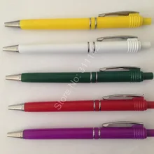 Логотип для ручки дизайн рекламные пластиковые шариковая ручка с печатью логотипа подарок дешевые ручка для 1000 шт