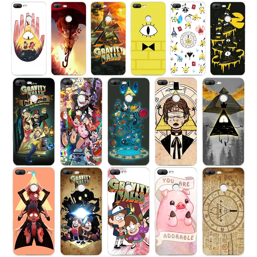 

145WE Gravity Falls Soft Silicone Tpu Cover phone Case for huawei Honor 8 9 10 Lite 8X p 8 9 lite 2017