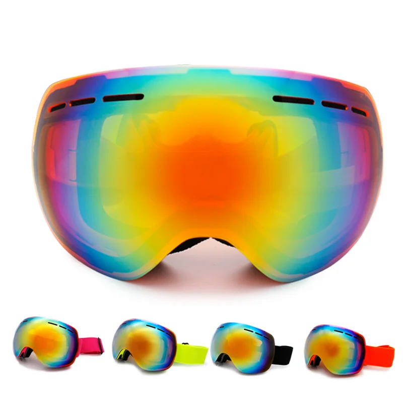 OSHOW Ski Goggles Double Lens Women Snow Sunglasses Helmet Accessories