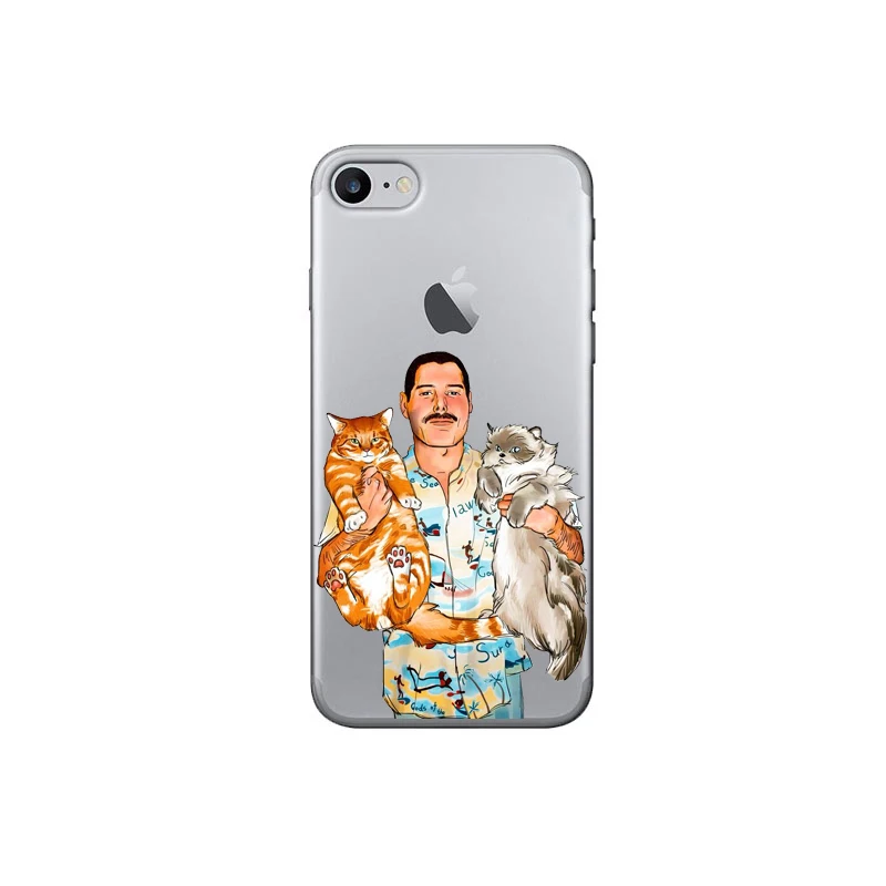 Freddie Mercury Rainha Queen band мягкий силиконовый чехол из ТПУ для iPhone11 11pro Max X XR XS 8 8Plus 7 7Plus 6