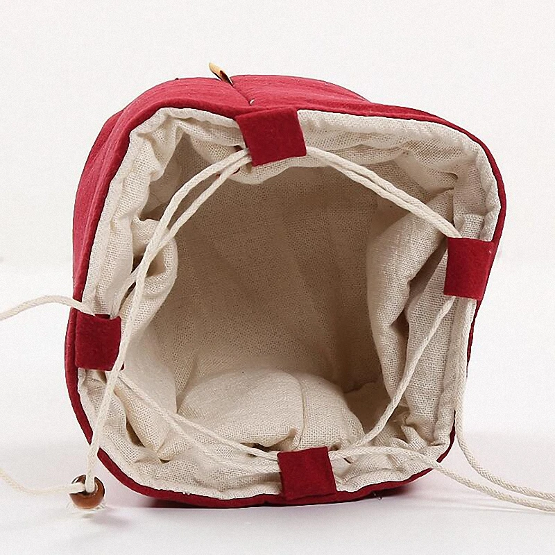 PINNY Cotton Linen Tea Cozies Can Be Put Into 1 Pot Of 4 Cups Travel Tea Sets Package Drawstring Bag Portable Accessories