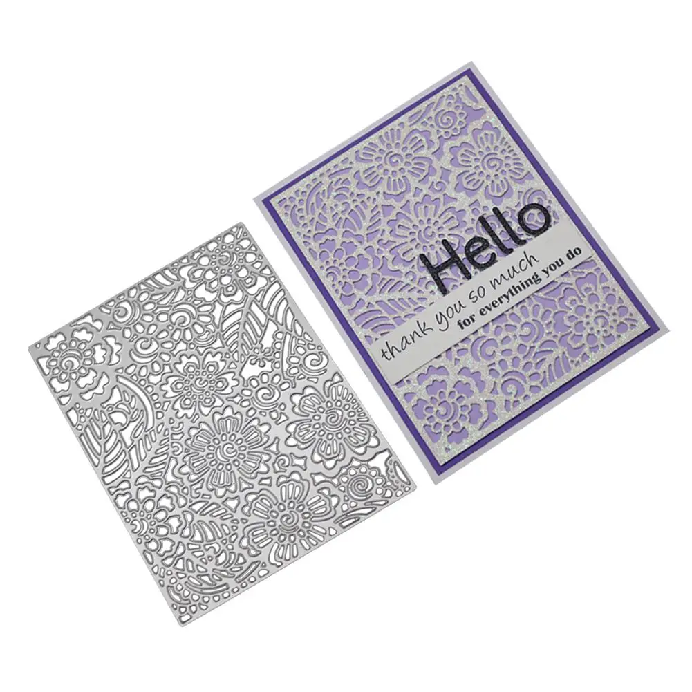  High quality Silver Color Carbon Steel Cutting Dies for DIY Scrapbook Background/Invitation Lace/Gr - 33044810567