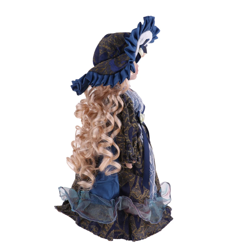 Due IN LEGNO CAPPELLO Parrucca STAND DOLLS HOUSE miniatura Accessorio bambola