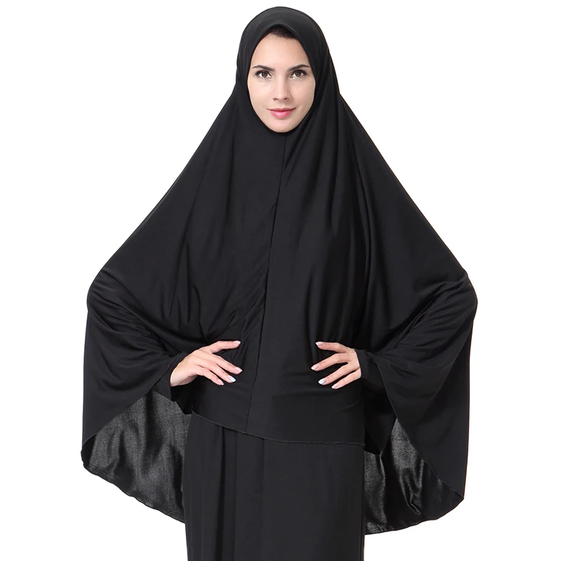 

Women Muslim Hijab Caps Solid Patchwork Long Muslim Scarf Hijabs Muslim Islamic Scarf Scarves