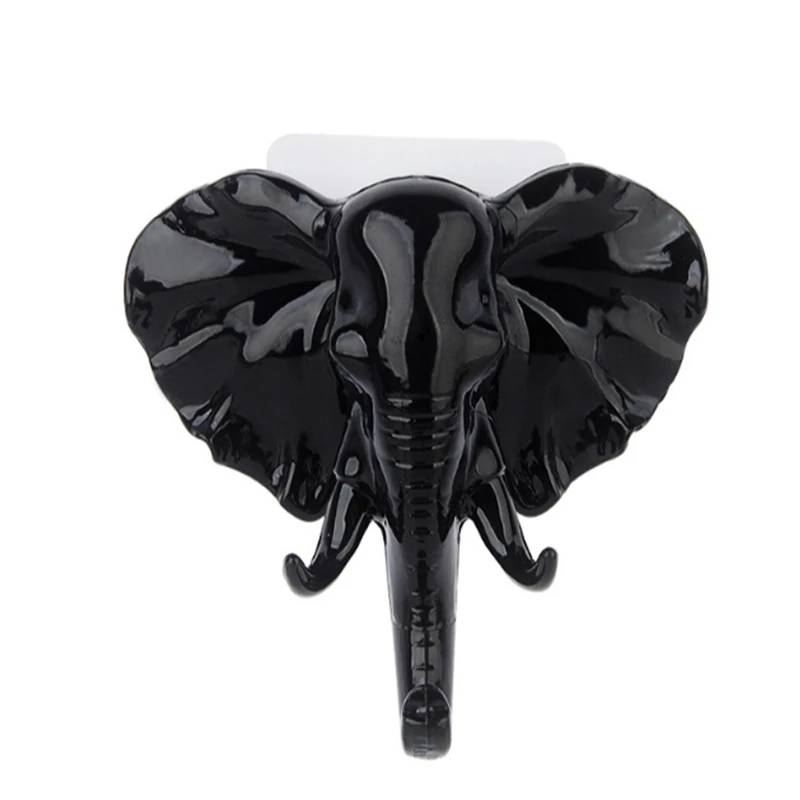 

Animal Key Hooks for Wall Hook Nail-free Seamless Hook Living Room Wall Decoration Wall Hanging Elephant Hook Keys Holder