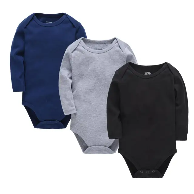 solid color baby rompers