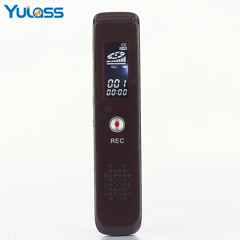 Yulass 8GB Digital Audio Voice Recorder Professional Portable USB Voice Sound Recorder Dictaphone With MP3/WAV Format