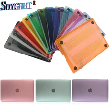 Чехол для ноутбука Apple MacBook Air Pro retina 11 12 13 15 для mac book Pro 13,3 15,4 дюймов с сенсорной панелью A1706 A1708 A1989