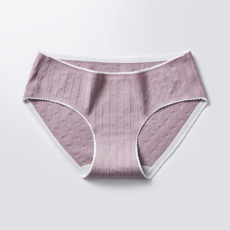 Fashion Cotton Panties For Women Seamless Low-rise Briefs Set Ultra-thin Underwear Female Comfort Underpants Intimates XL#D - Цвет: D