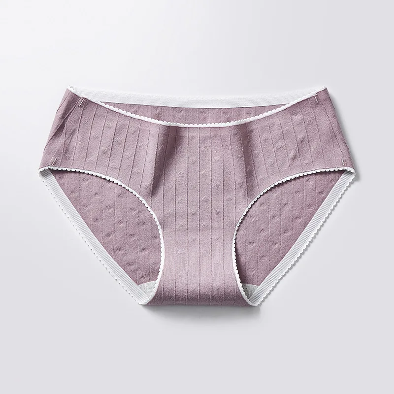 D Fashion Cotton Panties For Women Seamless Low-rise Briefs Set Ultra-thin Underwear Female Comfort Underpants Intimates XL#D - Цвет: D