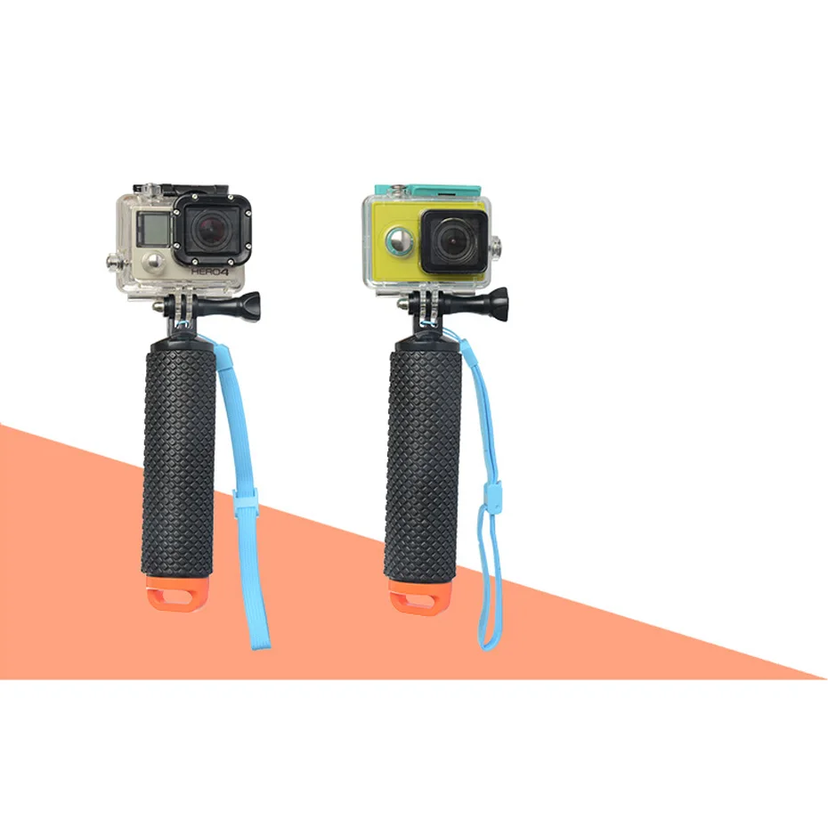 

Floating Hand Grip Monopod Waterproof Sport Action Camera For Gopro SJCAM Handle pole For Gopro hero 5 Float Bobber Stick Cam