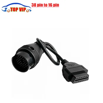 

New Arrival lowest price OBD2 OBDII 38 Pin to 16 Pin Diagnostic Adapter Connector Cable