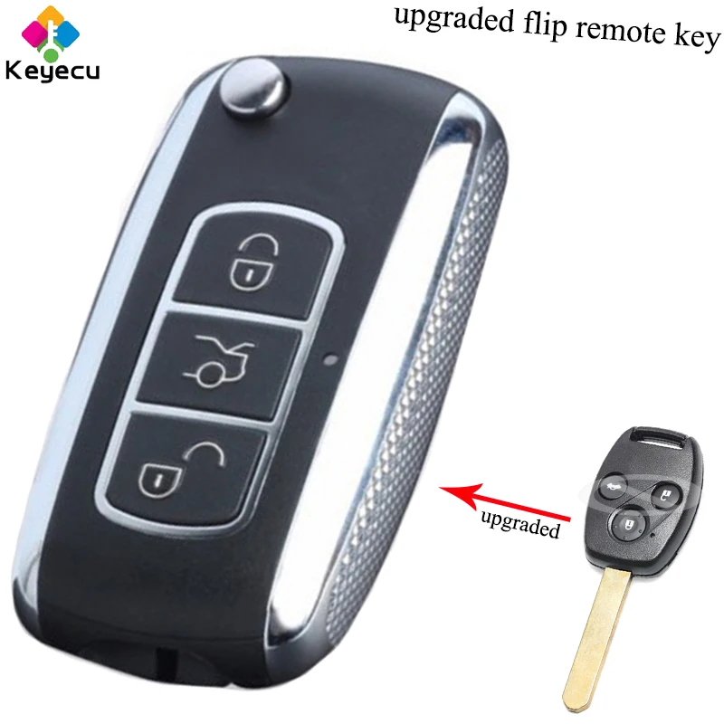 Пульт дистанционного управления KEYECU для Honda Civic 315 2004 2005 2006 2007 МГц|Ключ от авто| |