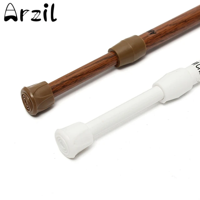 Shower Curtain Rod 70 120cm Extendable Telescopic Multifunctional Shower Curtain Rod 70 120cm Extendable Telescopic Multifunctional Adjutable White Spring Tension Bath Curtains Pole