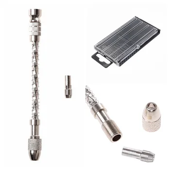 

Micro Twist Drill Hss Bits With Semi-Automatic Handdrill Suit Micro Hobby Craft Jewelry Wood Mini Hand Drill Tools