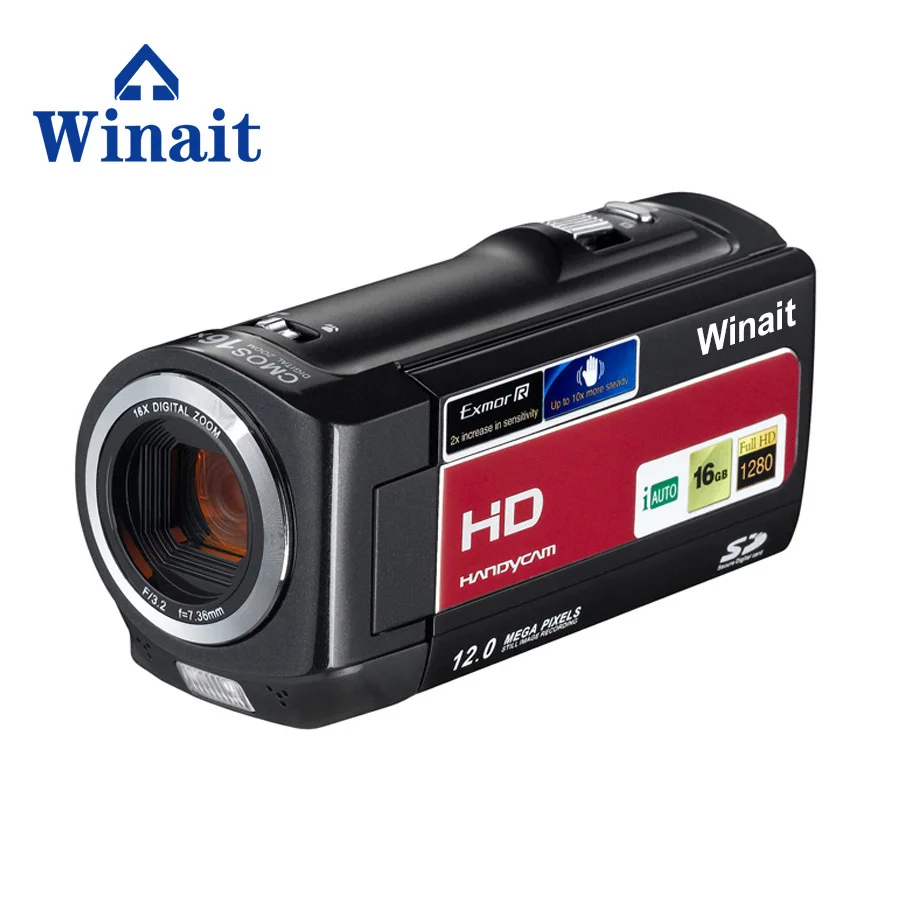

Max 16 mega pixels 16X digital zoom mini digital video camera HDV-777 with TFT LCD screen free shipping