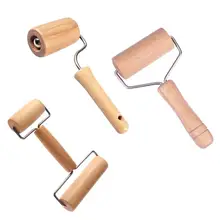 3 шт. Скалка ручной деревянный легко захватывающий инструмент для выпечки ролик для выпечки теста для выпечки для пиццы пасты печенья