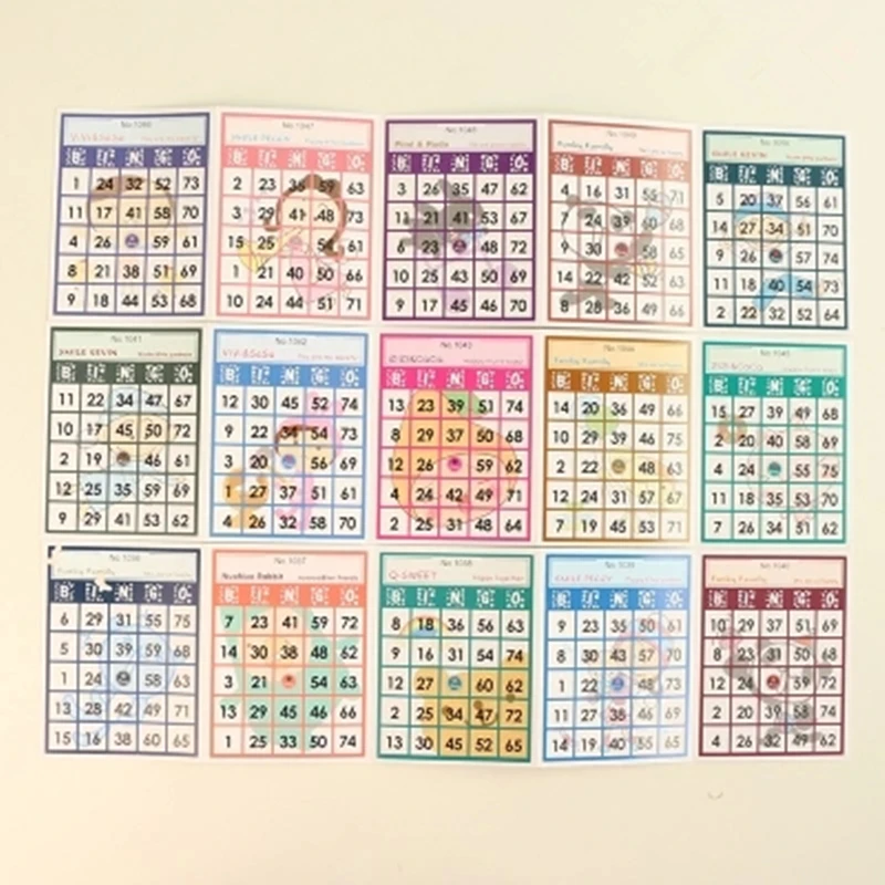 

Bingo Games Cards Leisure Party Multiplayer Came Lottery Cards