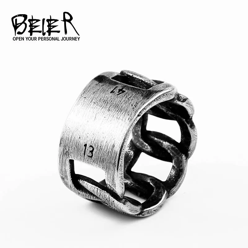Beier, нержавеющая сталь, мода 1314, новинка, крученое кольцо, ретро стиль, свадебные украшения для мужчин и женщин, подарок для влюбленных, dropshippingBR8-594