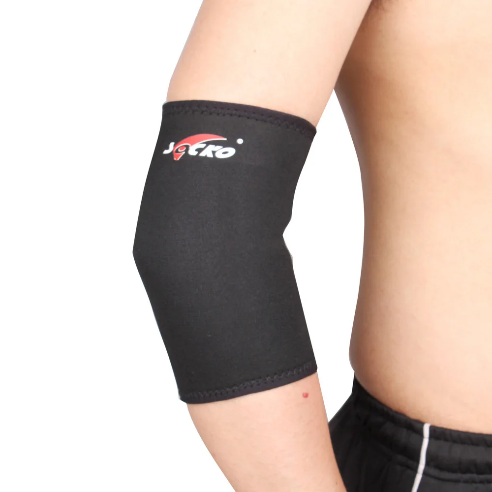 Free shipping neoprene sleeve elbow pads for tennis elbow pain support
