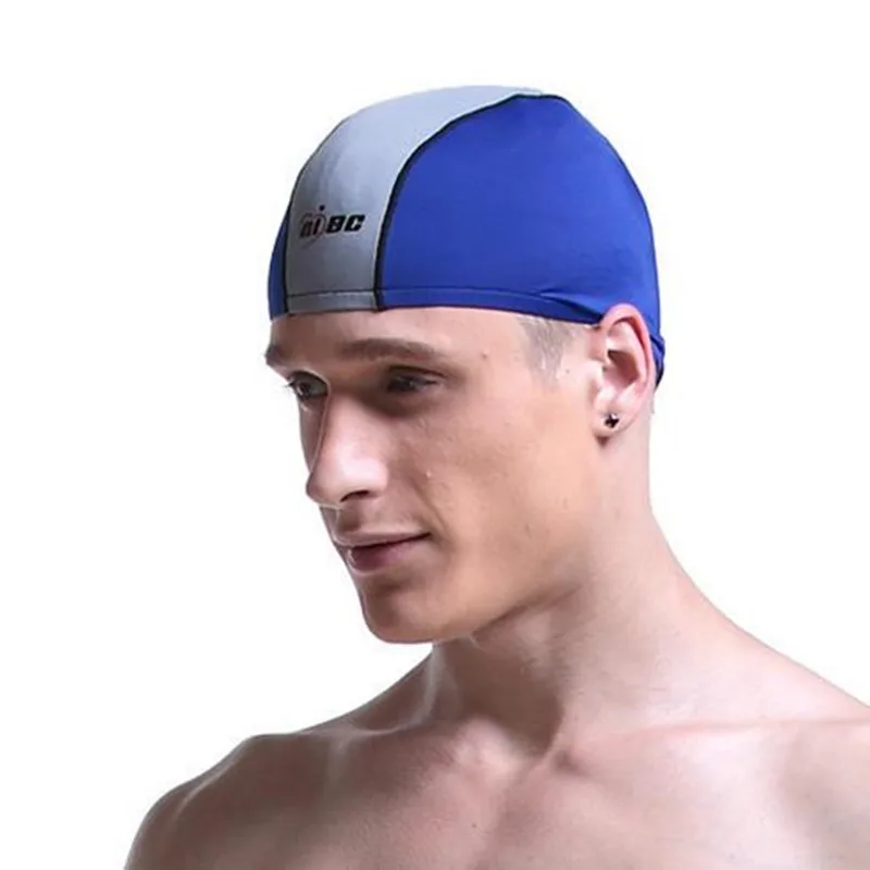 

Waterproof Comfortable swimming caps elastic swim caps men Adult Waterdrop Swimming Hat Cover Protect Ear brand hot
