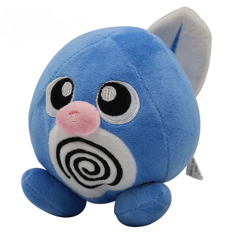 TAKARA TOMY Покемон 15 см милые персонажи аниме Poliwag Мягкие плюшевые игрушки тип воды покемон плюшевые куклы Подарки для детей