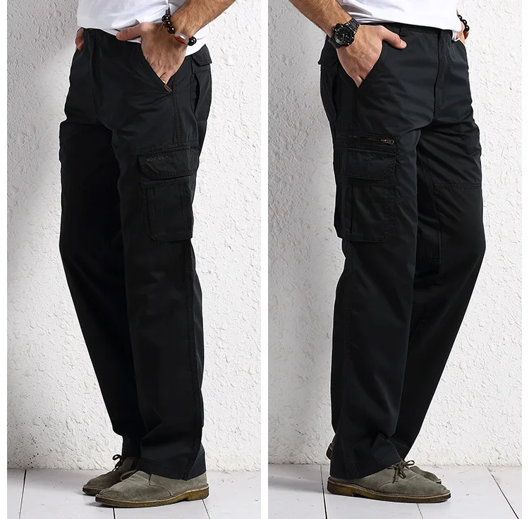 Мульти-карман плюс размер 44 свободные Afs джип бренд мода штаны-карго весна тонкие мужские джоггеры повседневные Militar Стиль Брюки Homme