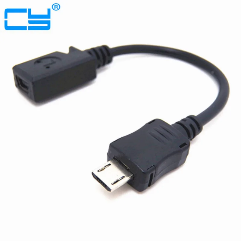 

Free Shipping Micro USB Male to Mini USB 2.0 Female Data Sync Charge Charger Cable Line Cord
