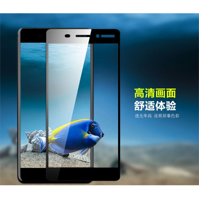 Закаленное 3d стекло для Nokia 6 2018 2 шт. полное покрытие экрана Защитная пленка 1 TA 1068