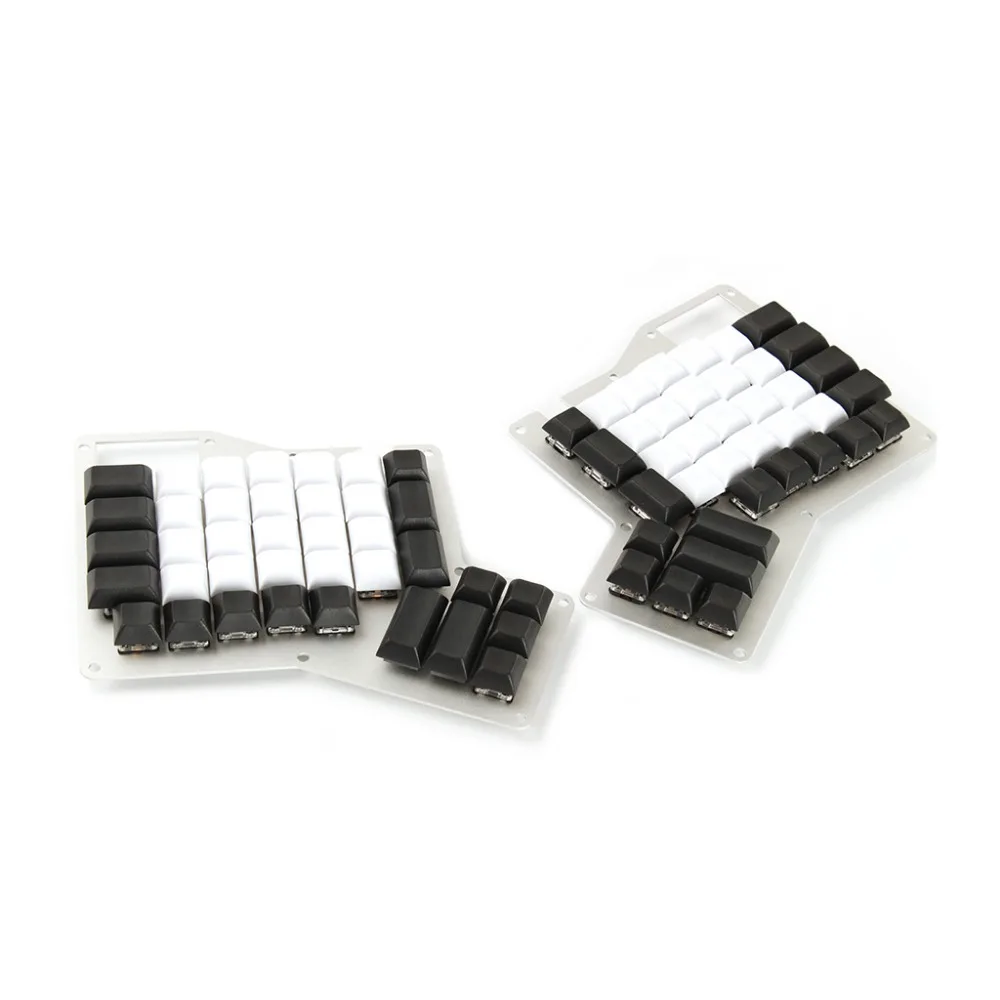 YMDK DSA профиль PBT верхняя печать пустой Ergodox Набор колпачков для клавиатуры Ergo