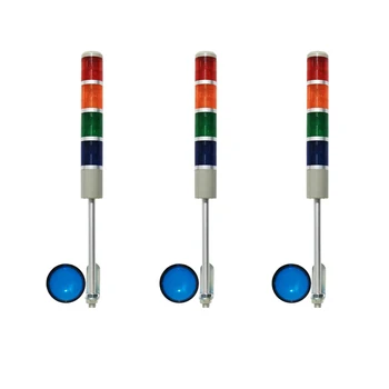 

Room escape props Four-color Lamp Posts adjust the color to the preset color to unlock real life chamber room prop