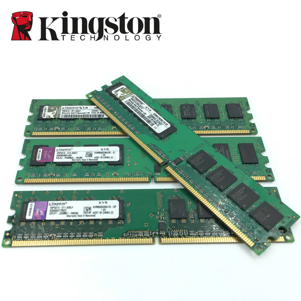 Kingston настольных ПК памяти оперативная память модуль 800 МГц/667 МГц DDR2 PC2 6400 2 GB