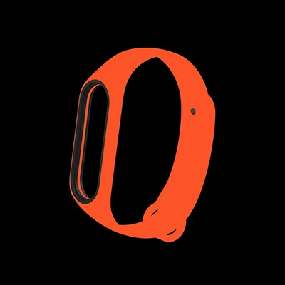 Mi band 3 Lu mi nous силиконовый ремешок на запястье для Xiaomi mi Band 3 браслет светится в темноте Smartwrist Band ночной Светильник - Цвет: orange