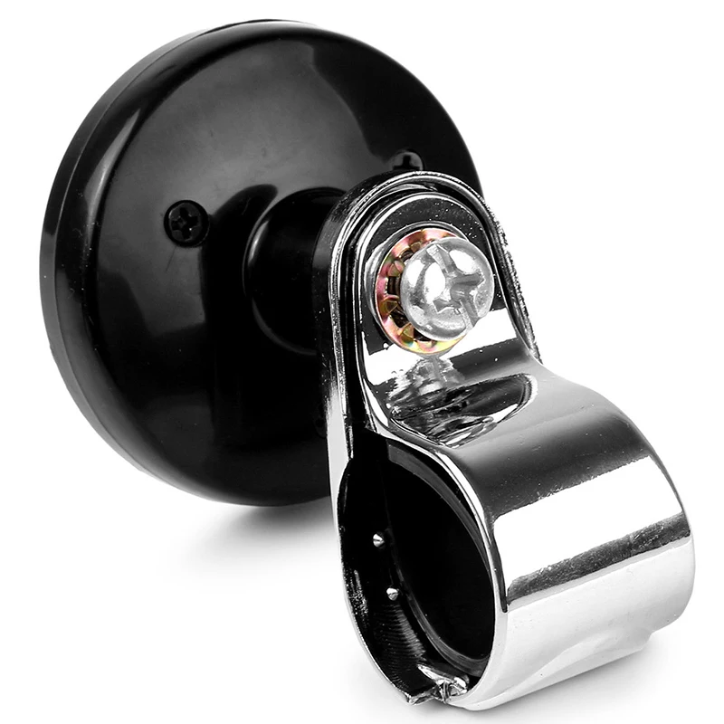1pcs Universal Car Truck Steering Wheel Spinner Power Handle Knob Ball Black