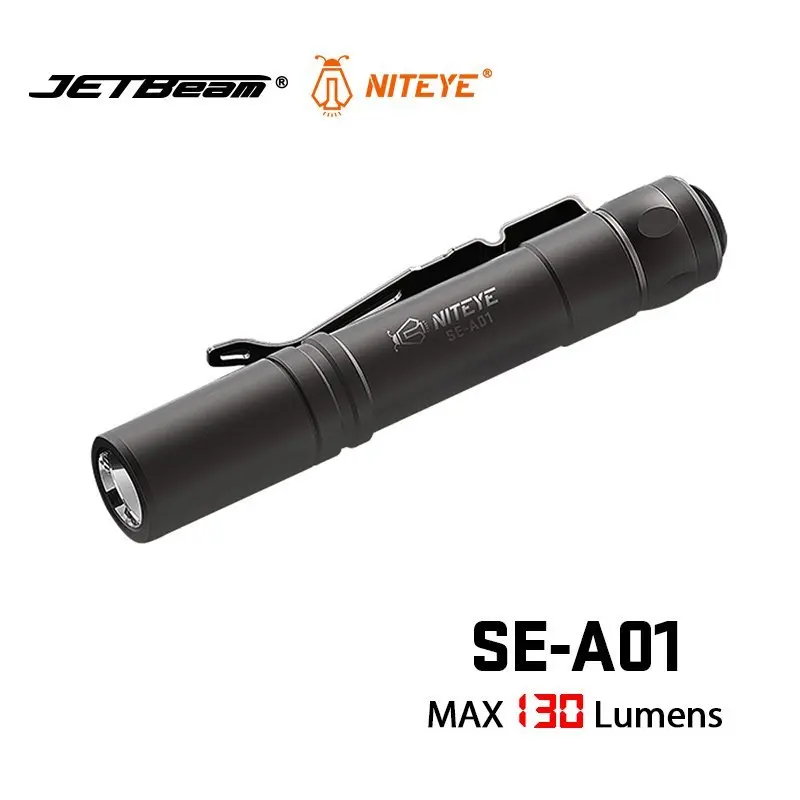 Маленький фонарик JETBeam se-a01 CREE XP-G Max 130 люмен 409cd тактический переключатель Tailcap AAA батареи факел для каждый день носить