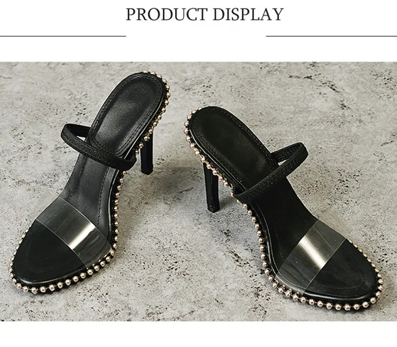Прямая ; женские босоножки из ПВХ; черные замшевые туфли на высоком тонком каблуке; женские летние туфли-лодочки для вечеринок; тапочки для выпускного вечера с шипами; модные сандалии