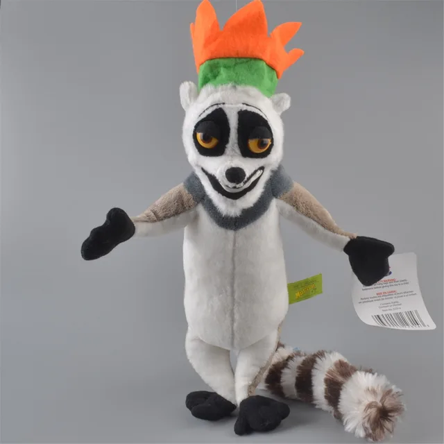 35cm Julien King Monkey Stuffed Plush Toy, Madagascar Baby Kids Doll Gift Free Shippingin
