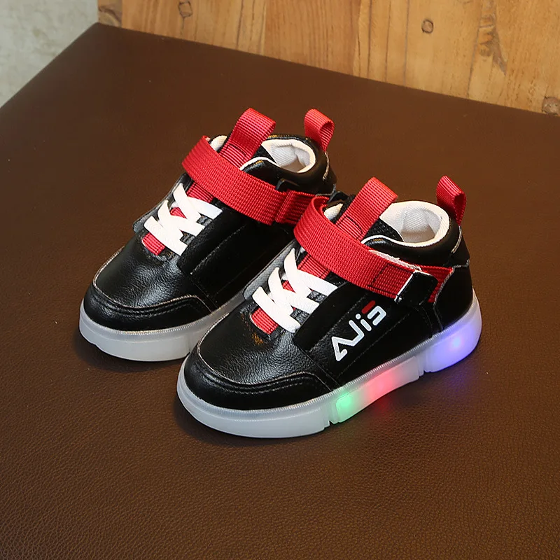 E CN LED kids shoes for girls boys spring running sport luminous sneakers children shoes glowing tennis infantil baby light shoe E CN LED kids shoes for girls boys spring running sport luminous sneakers children shoes glowing tennis infantil baby light shoe