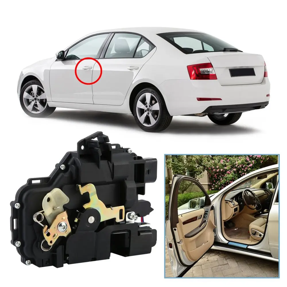 Front Left Car Door Lock Mechanism Driver Side Actuator System