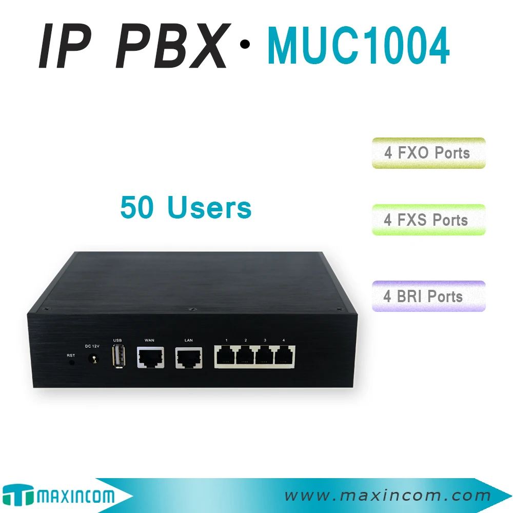 IP PBX 4 fxo fxs Asterisk mini ip pbxin VoIP Gateway from Computer