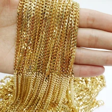 Высокое качество 6 мм широкий 316L из нержавеющей стали цепи ожерелье для мужчин серебро золото Снаряженная кубинская цепь ожерелье Винтажные Ювелирные украшения для мужчин