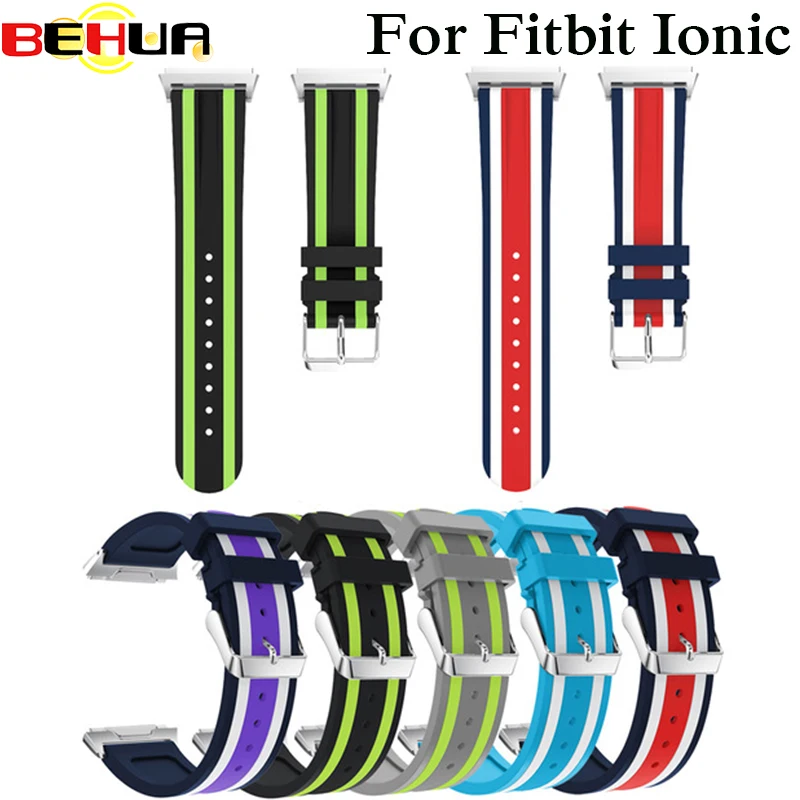 Силиконовый ремешок для Fitbit ионный Спортивный Браслет сменный умных часов