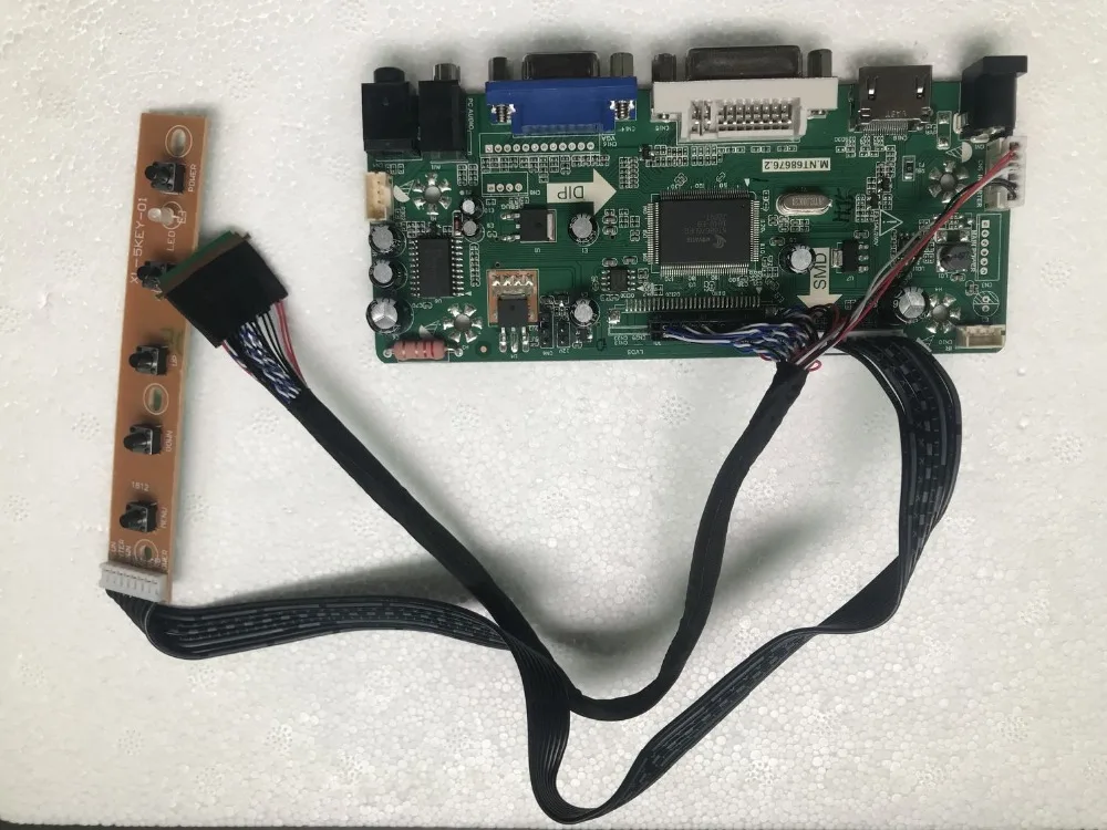 

LCD Screen Controller Board Kit HDMI + DVI + VGA M.NT68676.2 for LP156WH2(TL)(A1) panel screen driver board